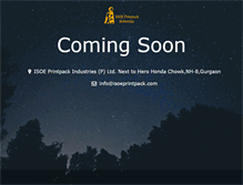 Tablet Screenshot of isoeprintpack.com